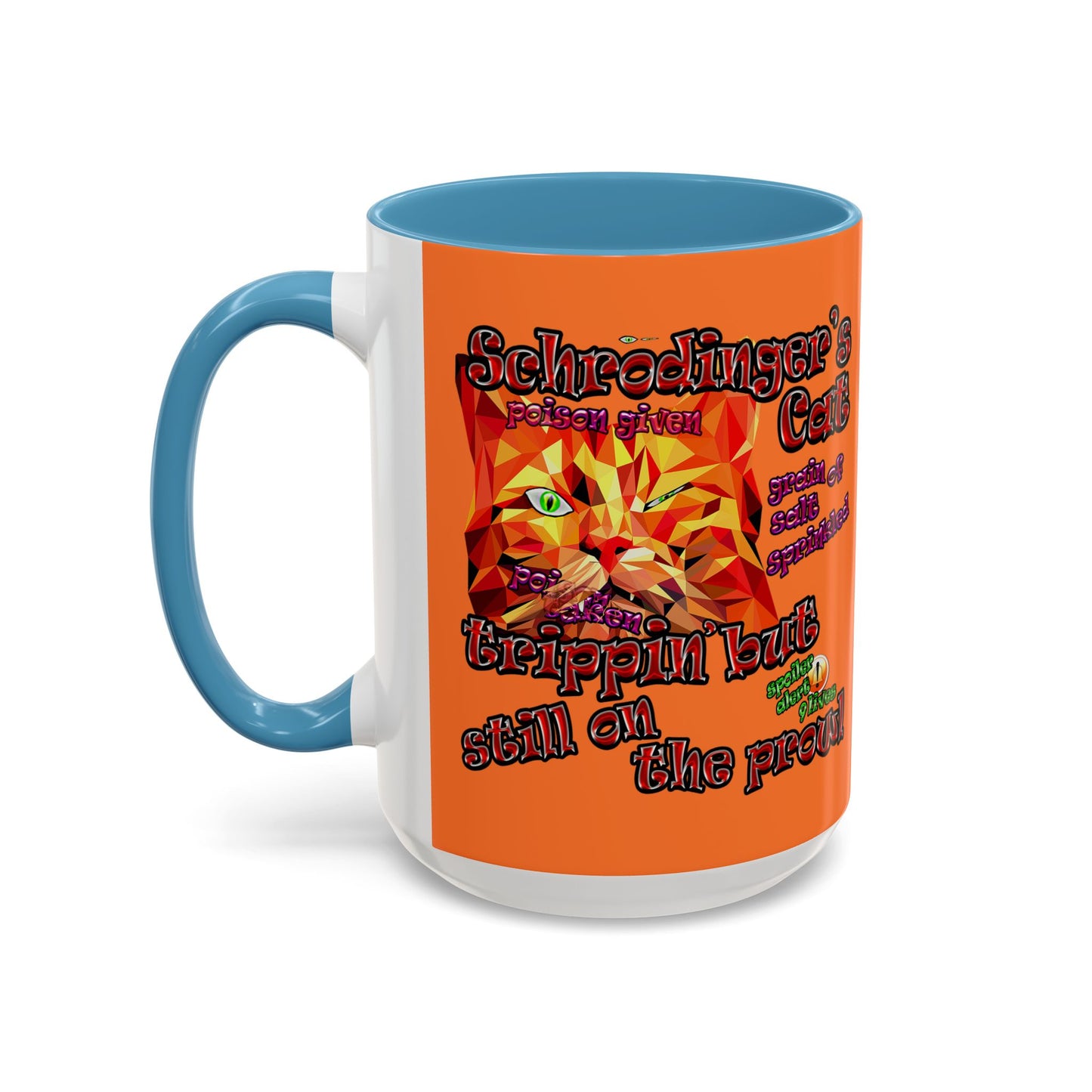 schrodinger's cat - Accent Mug (crusta)