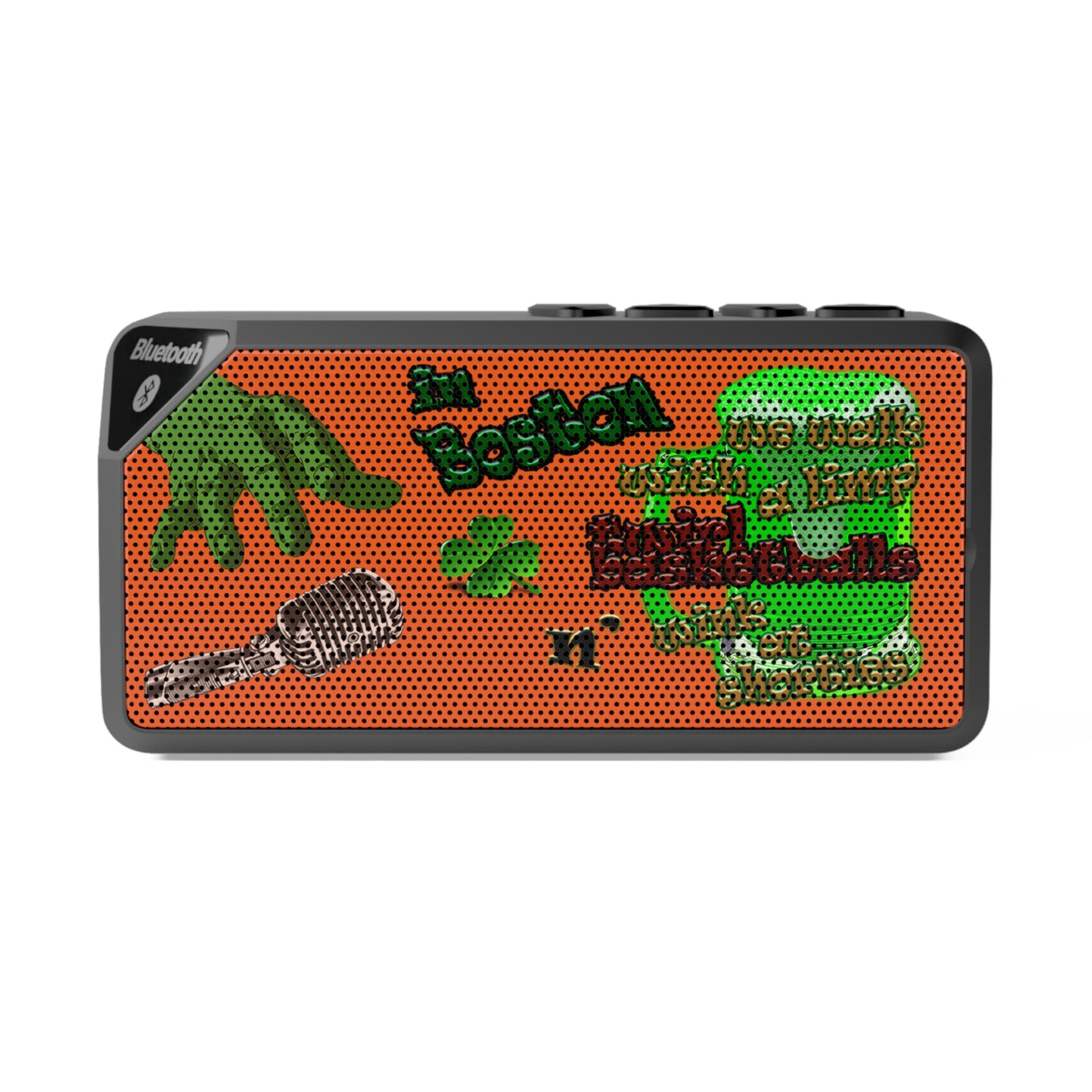 celtics logo - Jabba Bluetooth Speaker (orange)