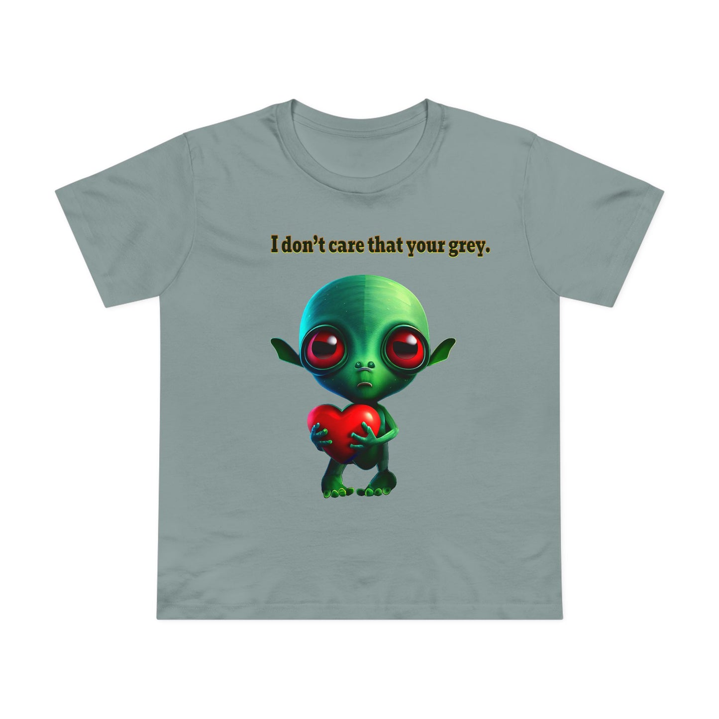 I don't care that your grey - Women’s Maple Tee