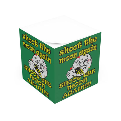 shoot the moon again - note cube (dark green)