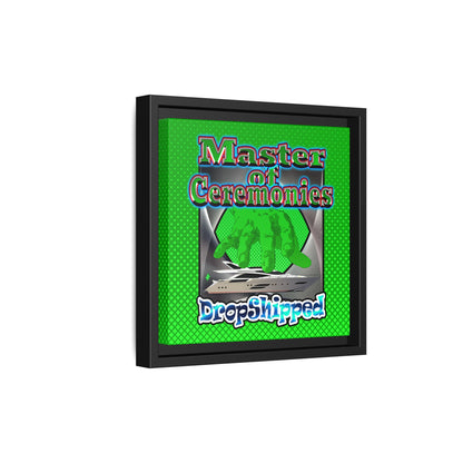 logo - framed canvas art (logo green)