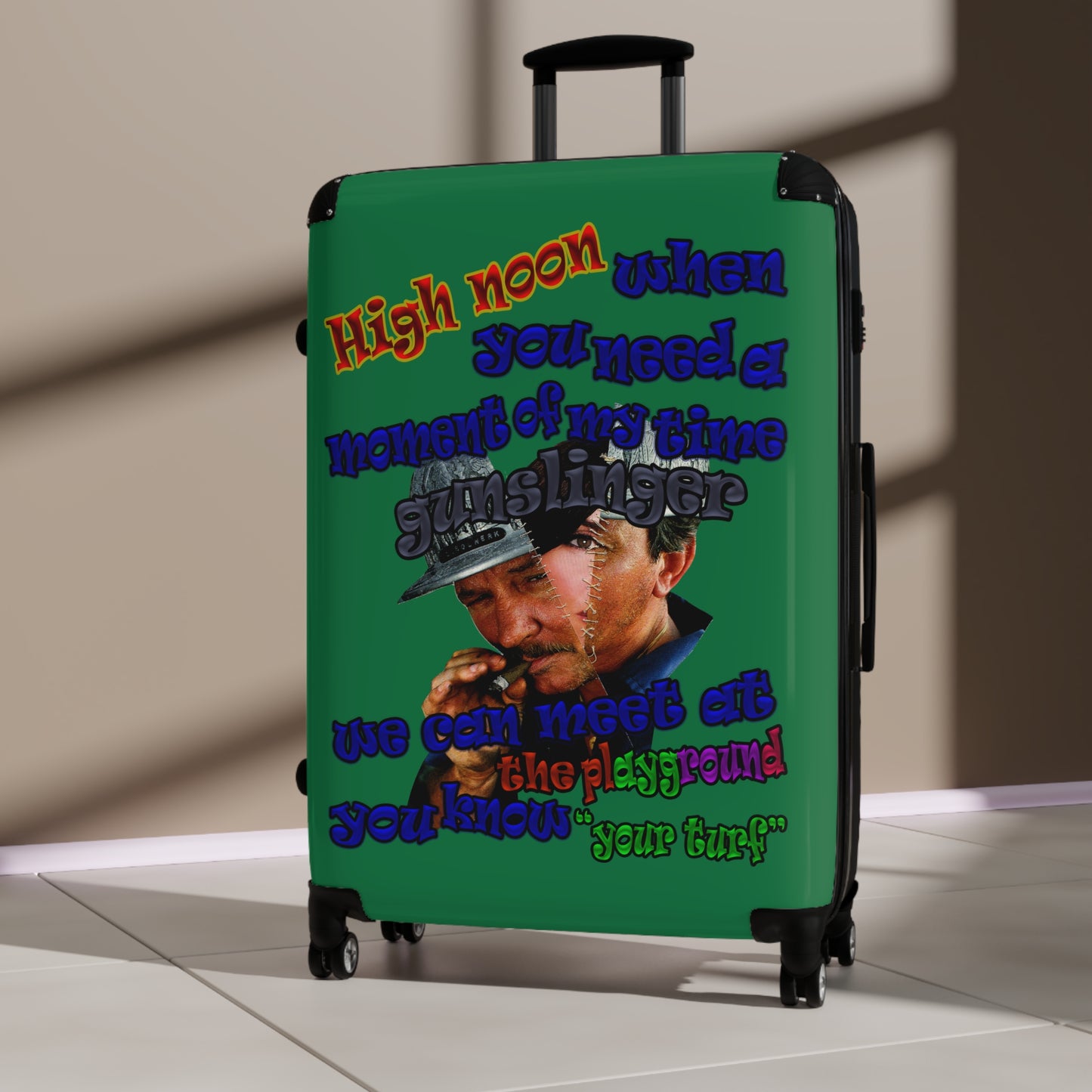 high noon - Suitcase (dark green)