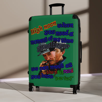 high noon - Suitcase (dark green)