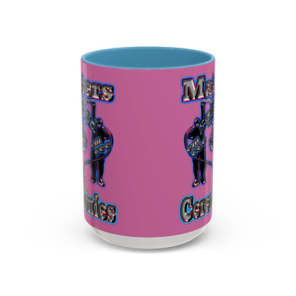 em cee squared - Accent Mug (light pink)