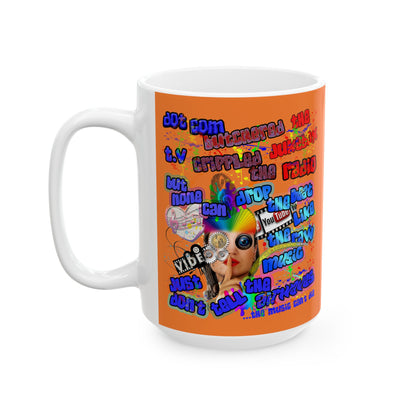 drop the beat - White Mug (crusta)