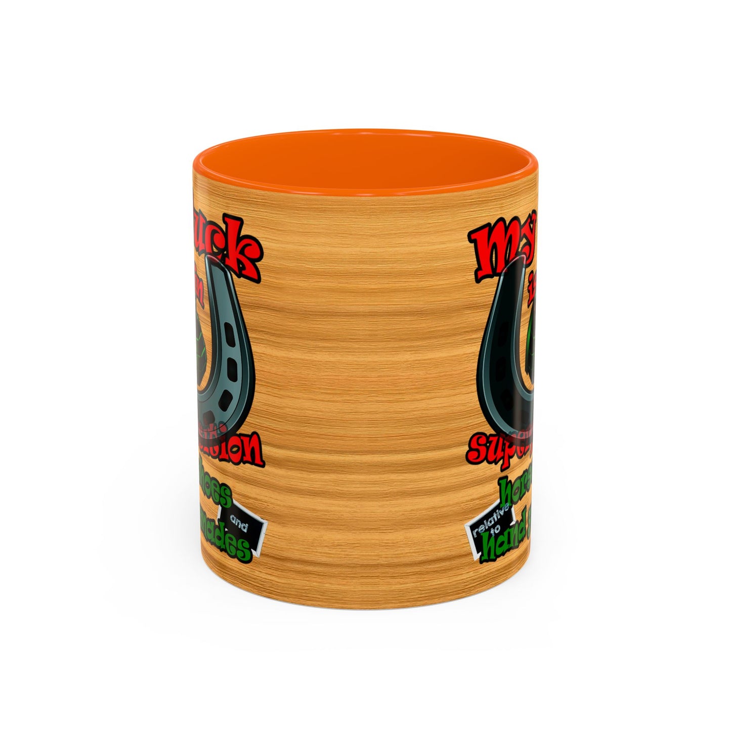 my luck - Accent Mug (butterscotch wood finish)