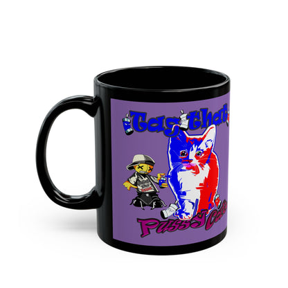 tag that - Black Mug (light purple)