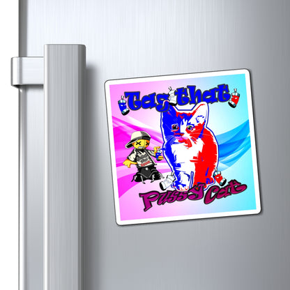 tag that - Magnets - (light blue-pink wave)