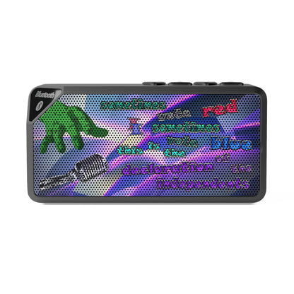declaration of the independents - Jabba Bluetooth Speaker (grey-pink wave)