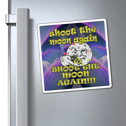 shoot the moon again - Magnets - (grey-pink wave)