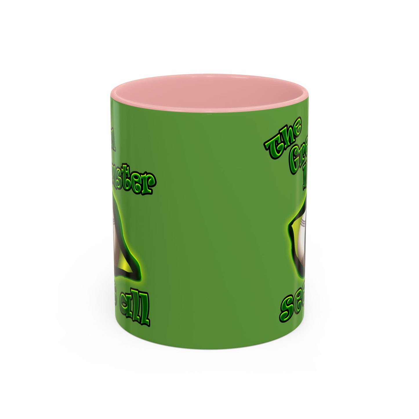 green monster - Accent Mug (green)