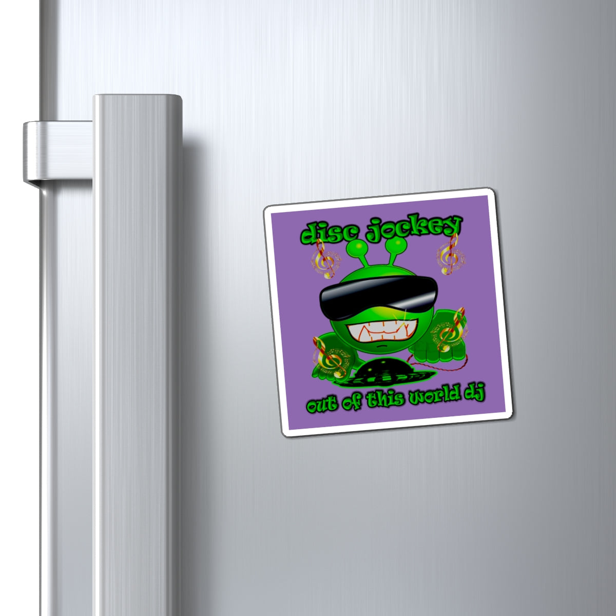 disc jockey - Magnets - (light purple)