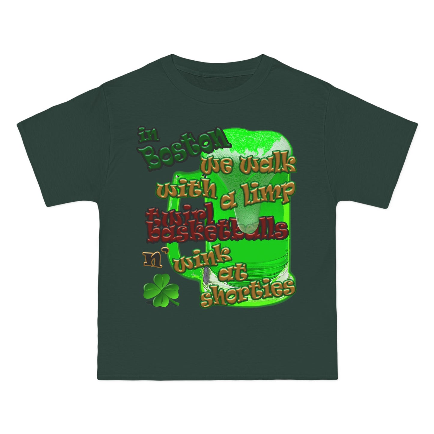 celtics logo - Beefy-T®  Short-Sleeve T-Shirt