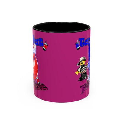 tag that - Accent Mug (pink)