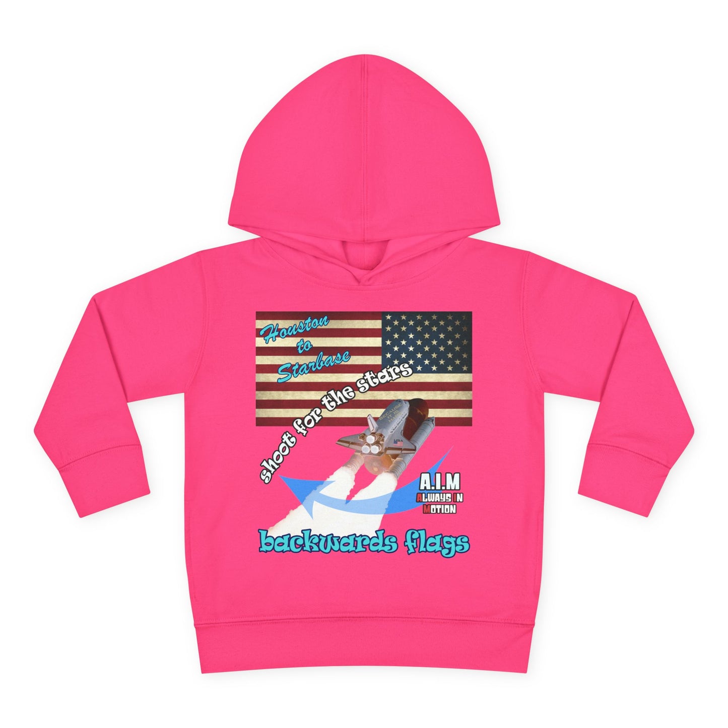 shoot for the stars - Toddler Pullover Fleece Hoodie