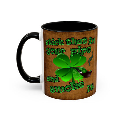 celtics logo - Accent Mug (brown papyrus)