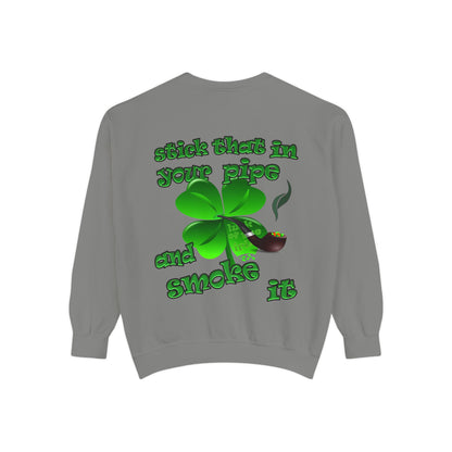 celtics logo - Unisex Garment-Dyed Sweatshirt