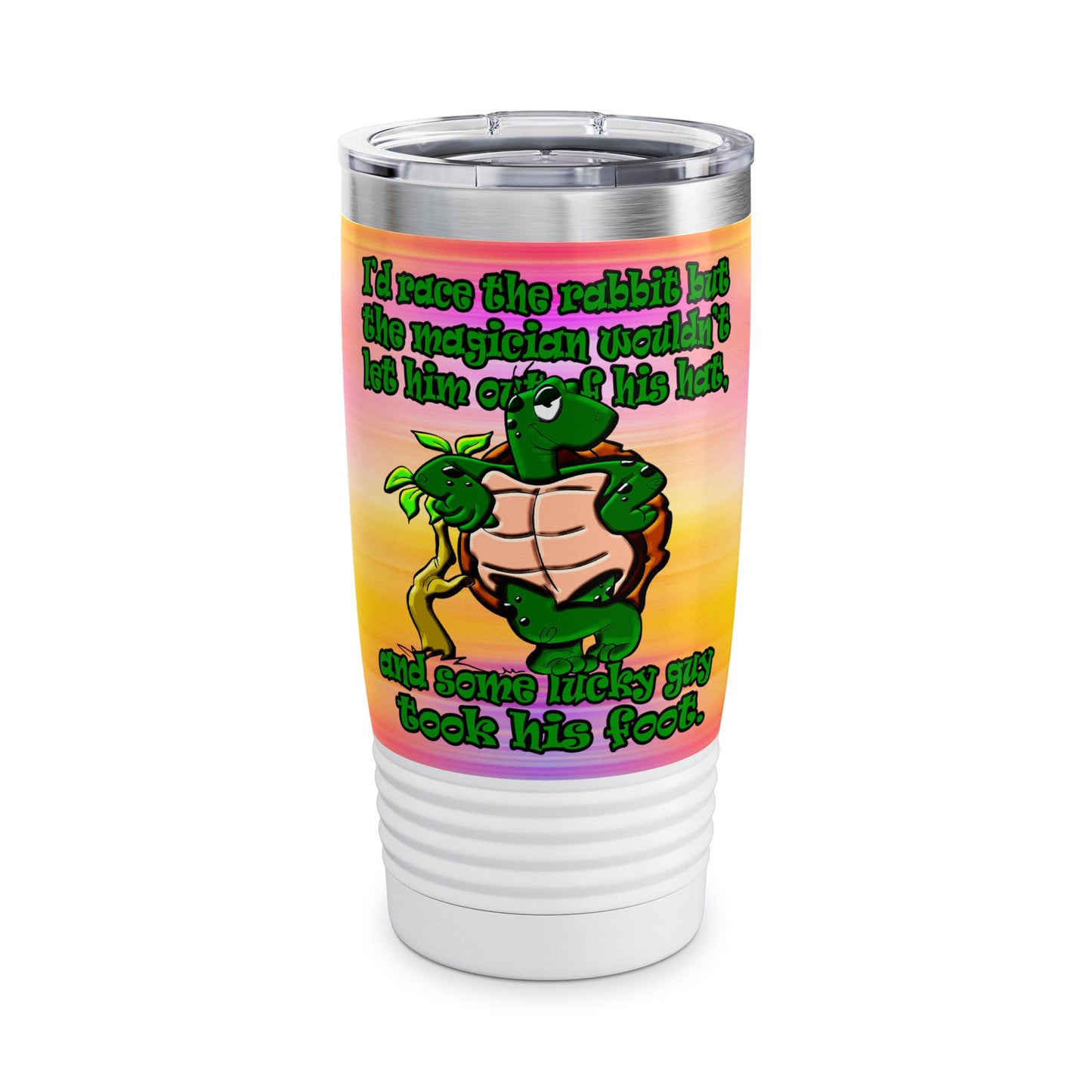 turtle race - Ringneck Tumbler, 20oz (color blur)