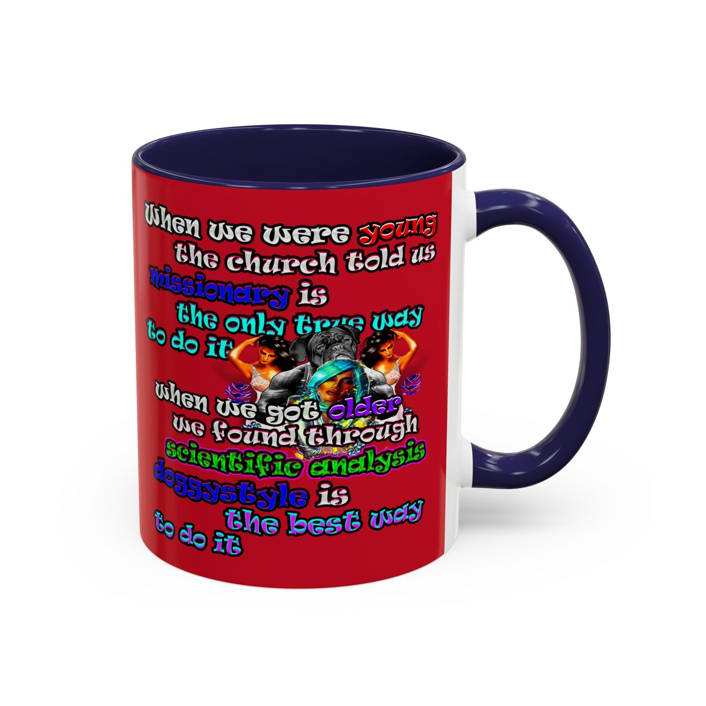 doggystyle - Accent Mug (dark red)