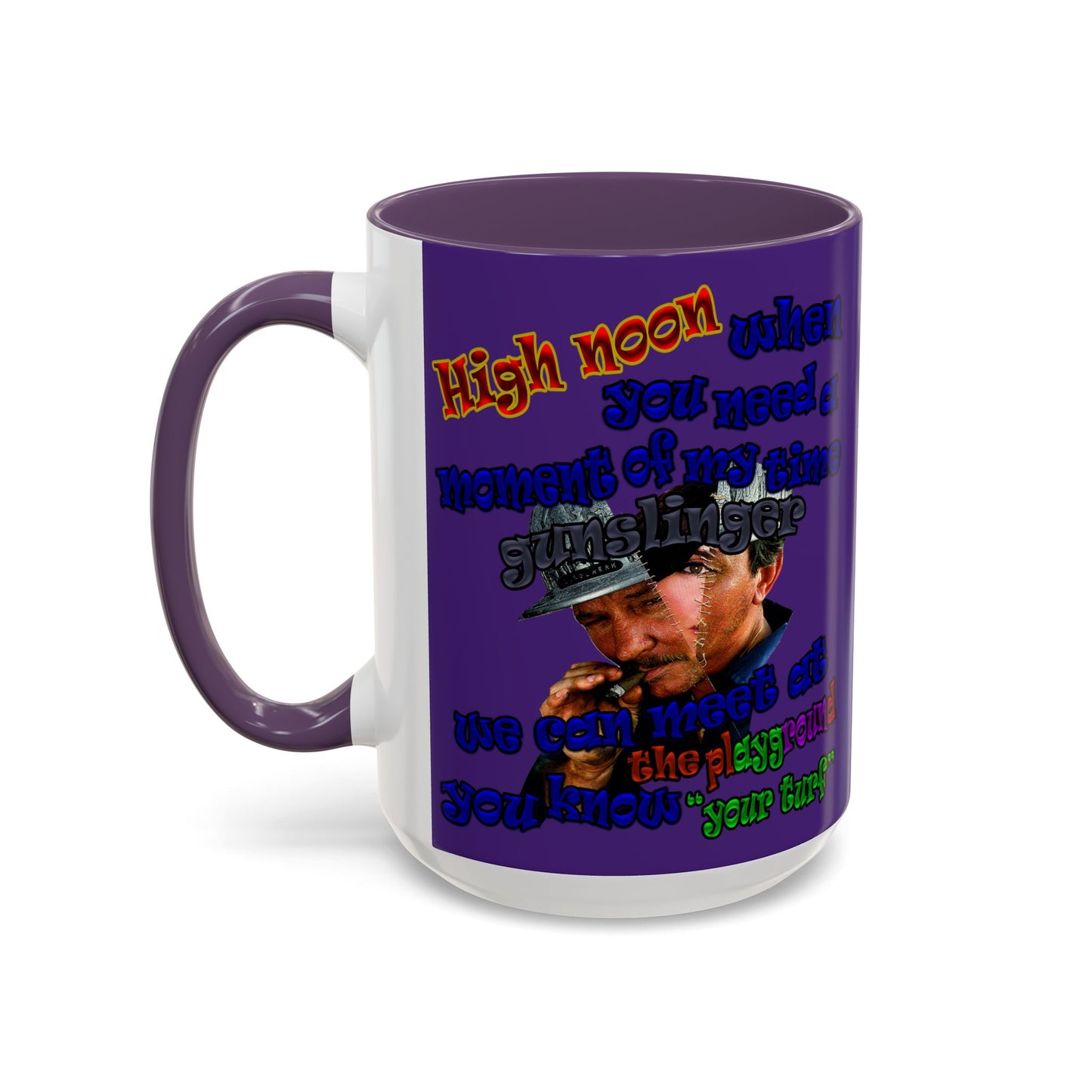 high noon - Accent Mug (purple)