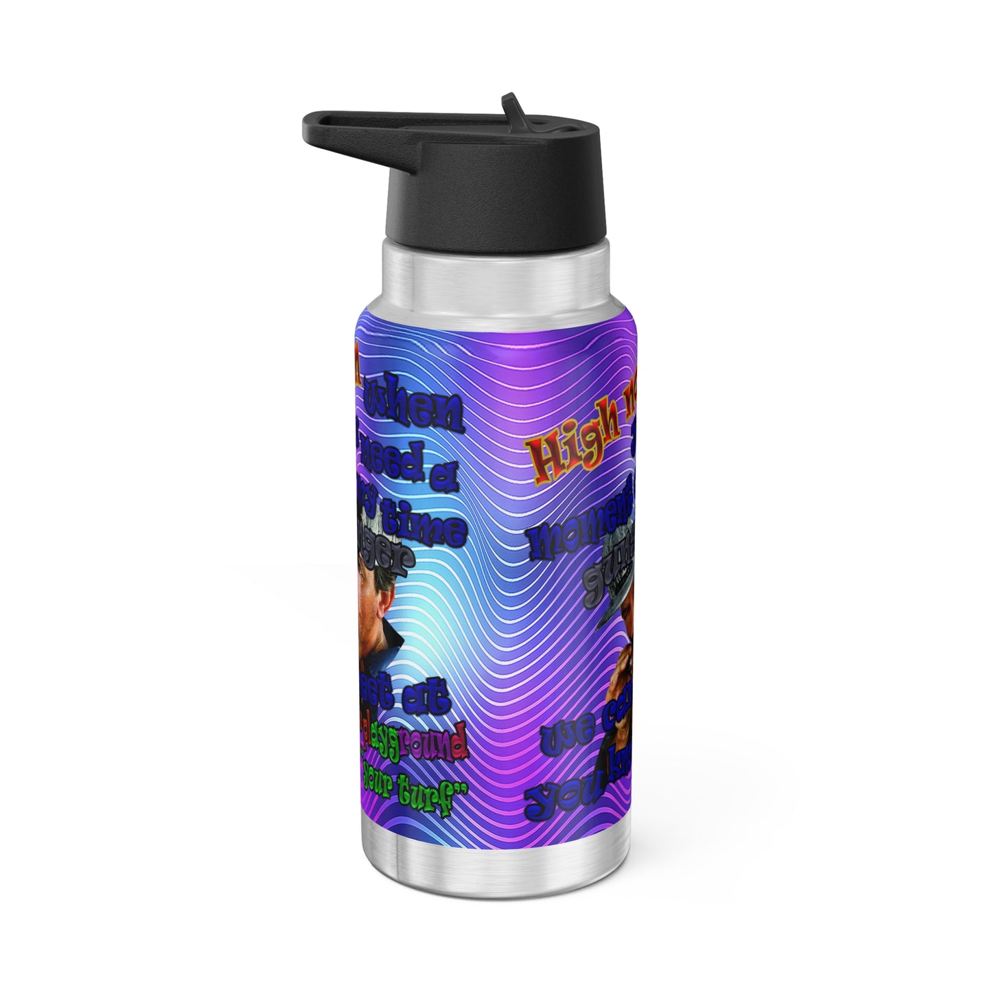 high noon - Gator Tumbler, 32oz  (purple wave)