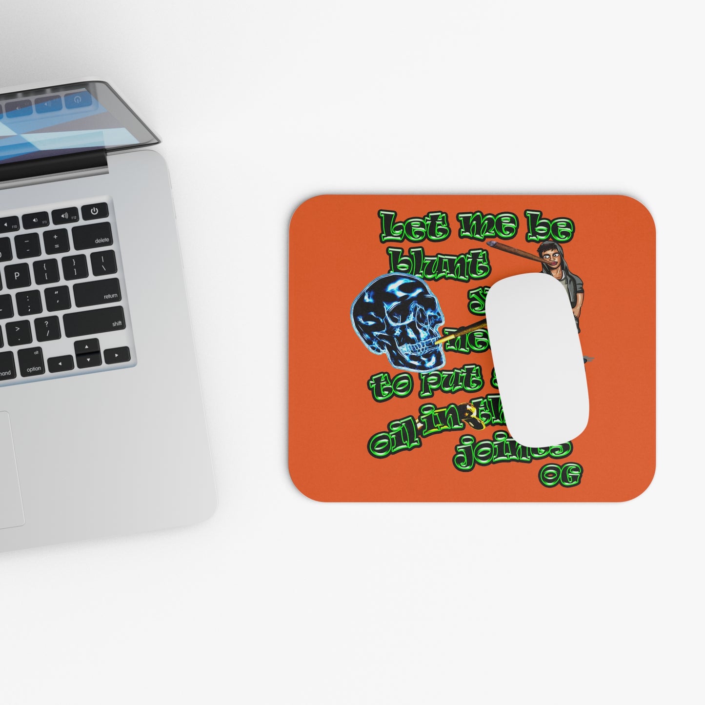 og - Mouse Pad (Rectangle) (orange)