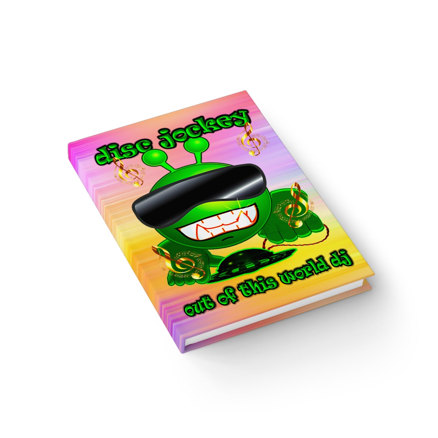 disc jockey - journal-blank (color blur)