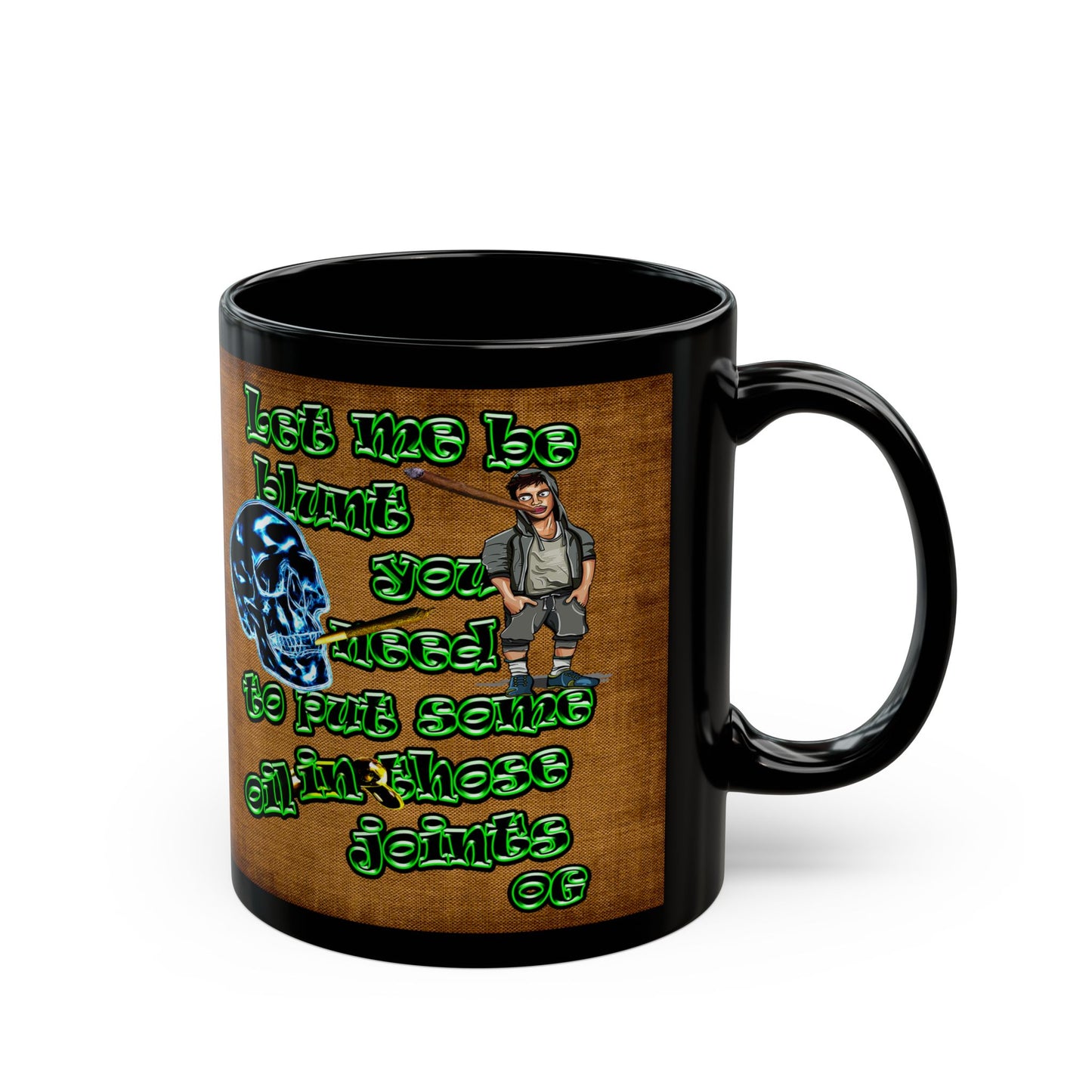 og - Black Mug (brown papyrus)