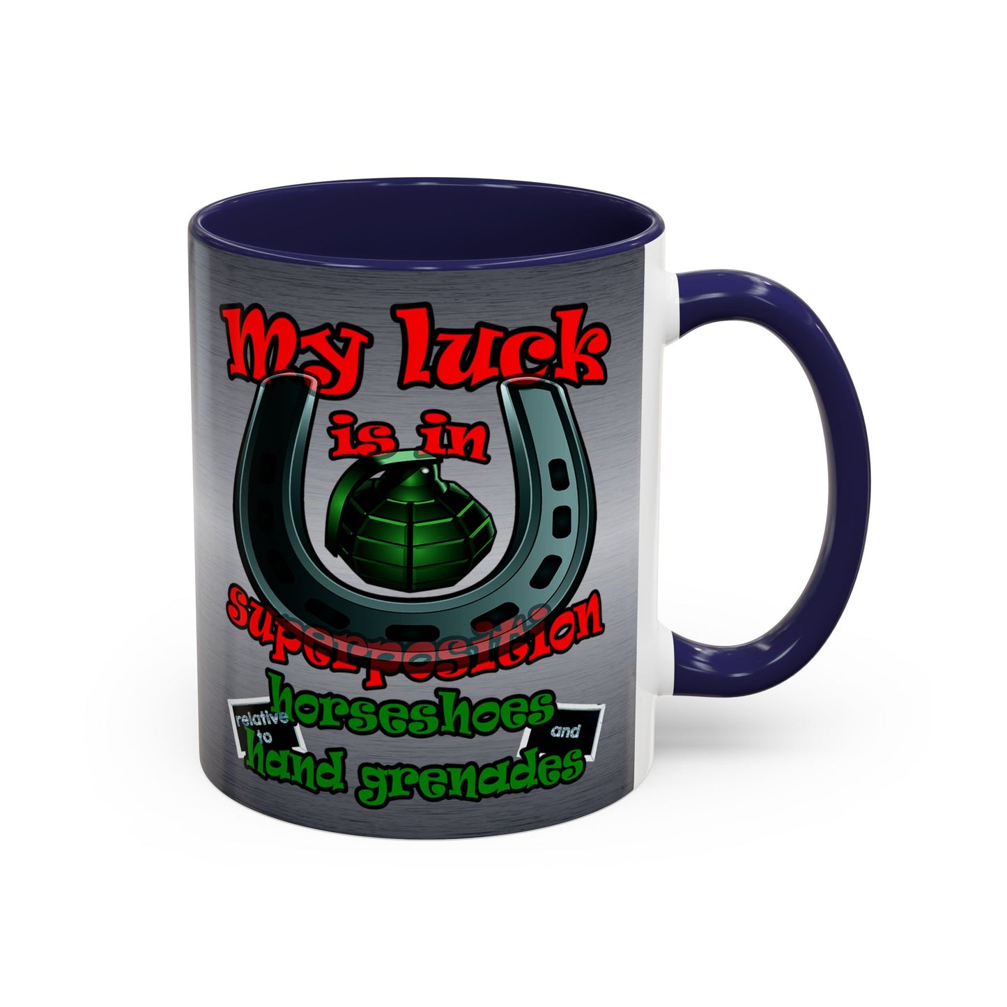 my luck - Accent Mug (brushed nickel)