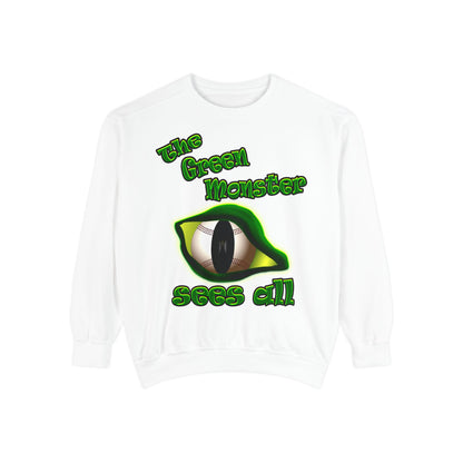 green monster - Unisex Garment-Dyed Sweatshirt