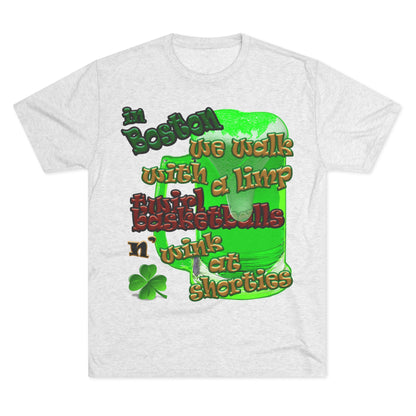 celtics logo - Unisex Tri-Blend Crew Tee