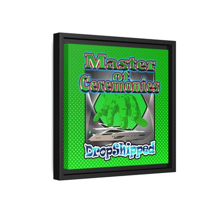 logo - framed canvas art (logo green)