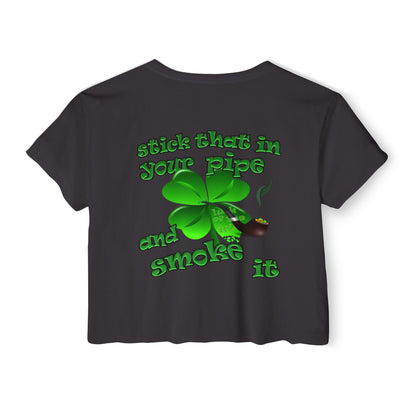 celtics logo - Women's Festival Crop Top