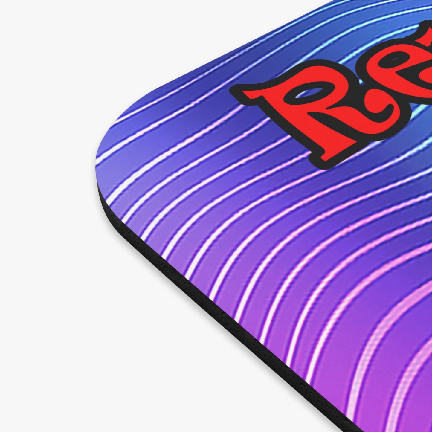 donkeys and elephants - Mouse Pad (Rectangle) (purple wave)