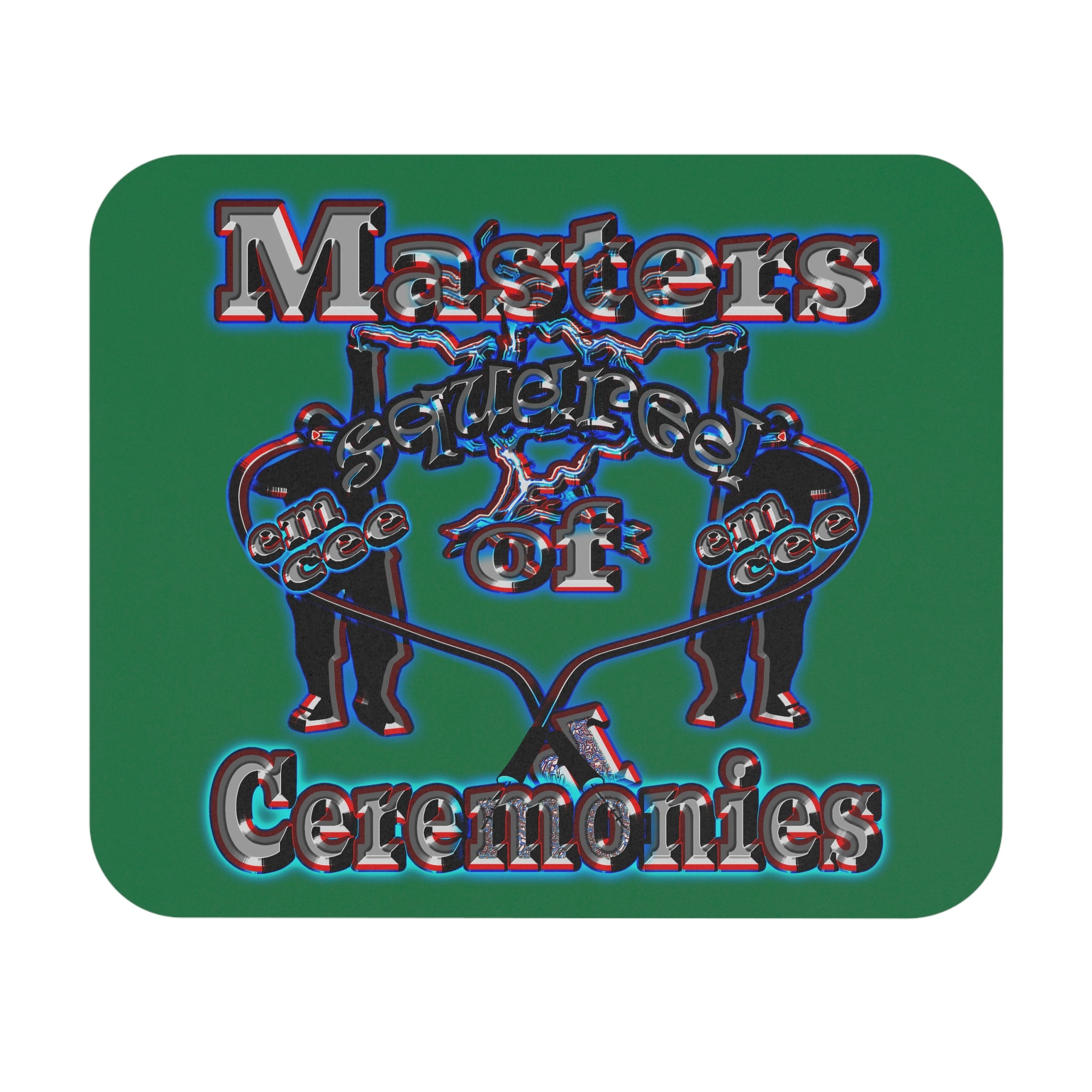 em cee squared - Mouse Pad (Rectangle) (dark green)