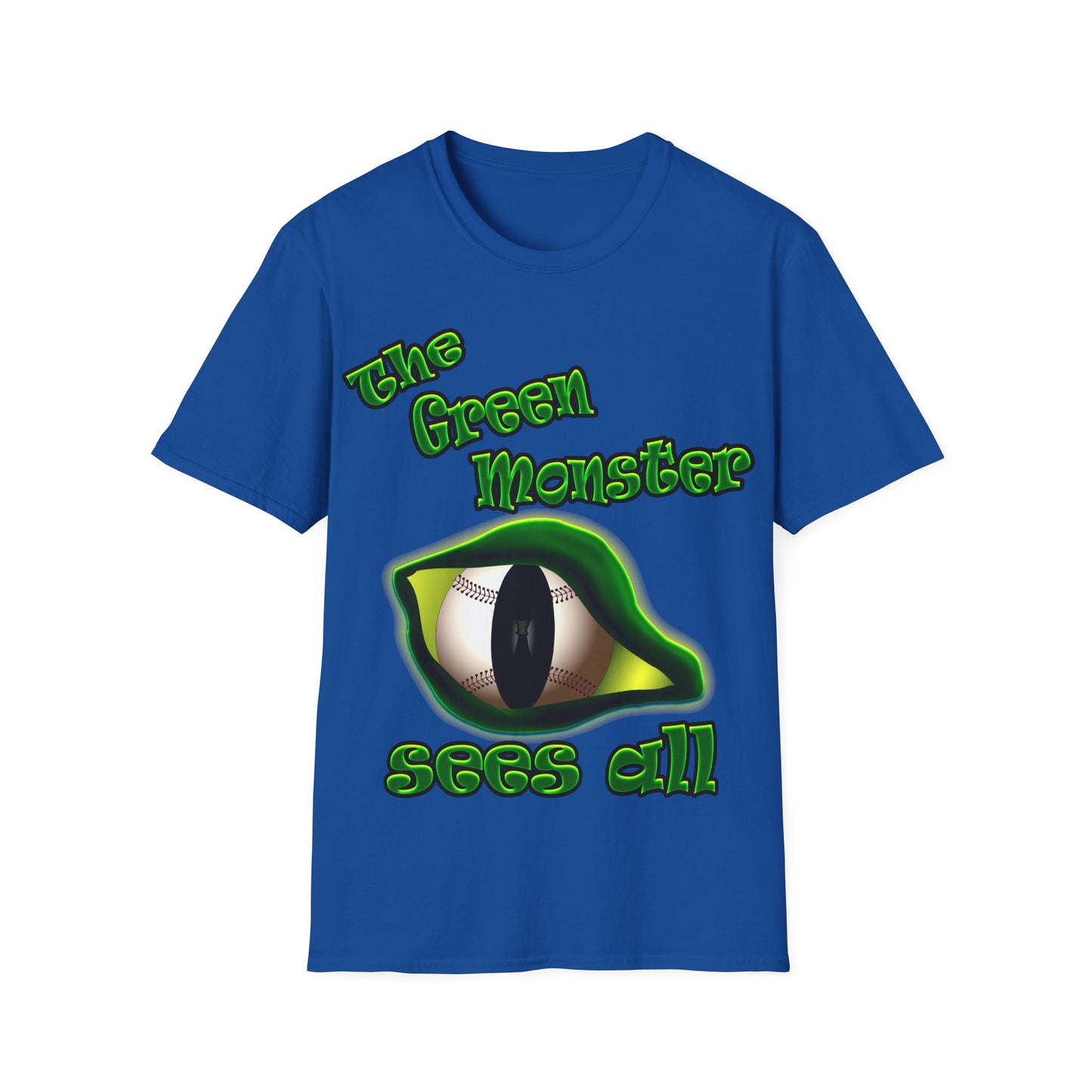 green monster - Unisex Softstyle T-Shirt
