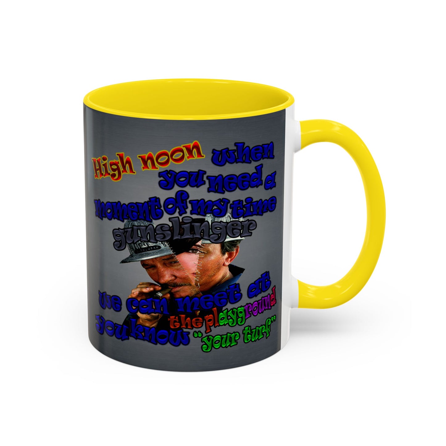 high noon - Accent Mug (grey-light grey)