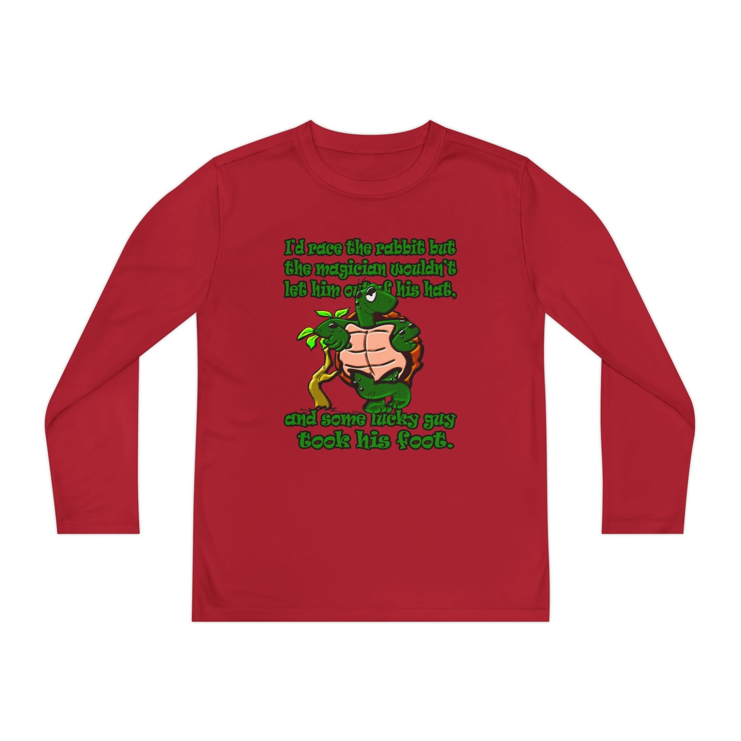 turtle race - Youth Long Sleeve Competitor Tee