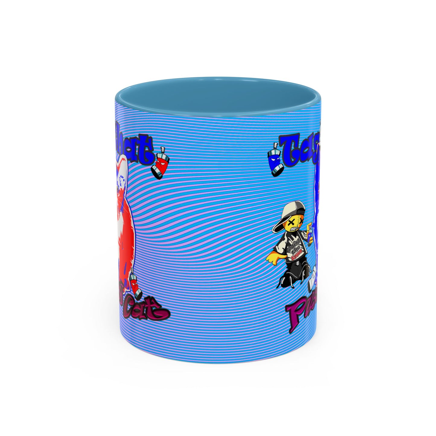 tag that - Accent Mug (light blue-purple wave)