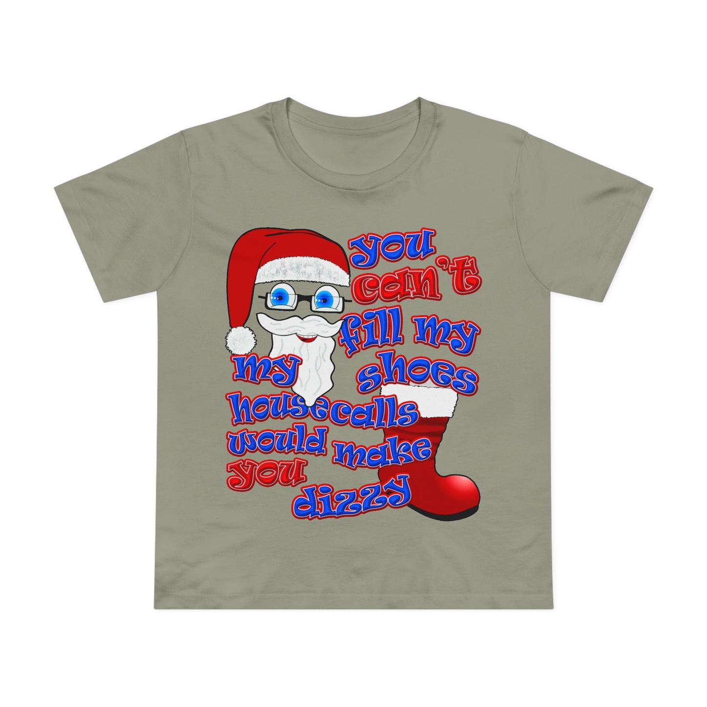 santa's shoes - Women’s Maple Tee