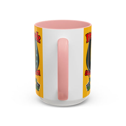 my luck - Accent Mug (yellow)