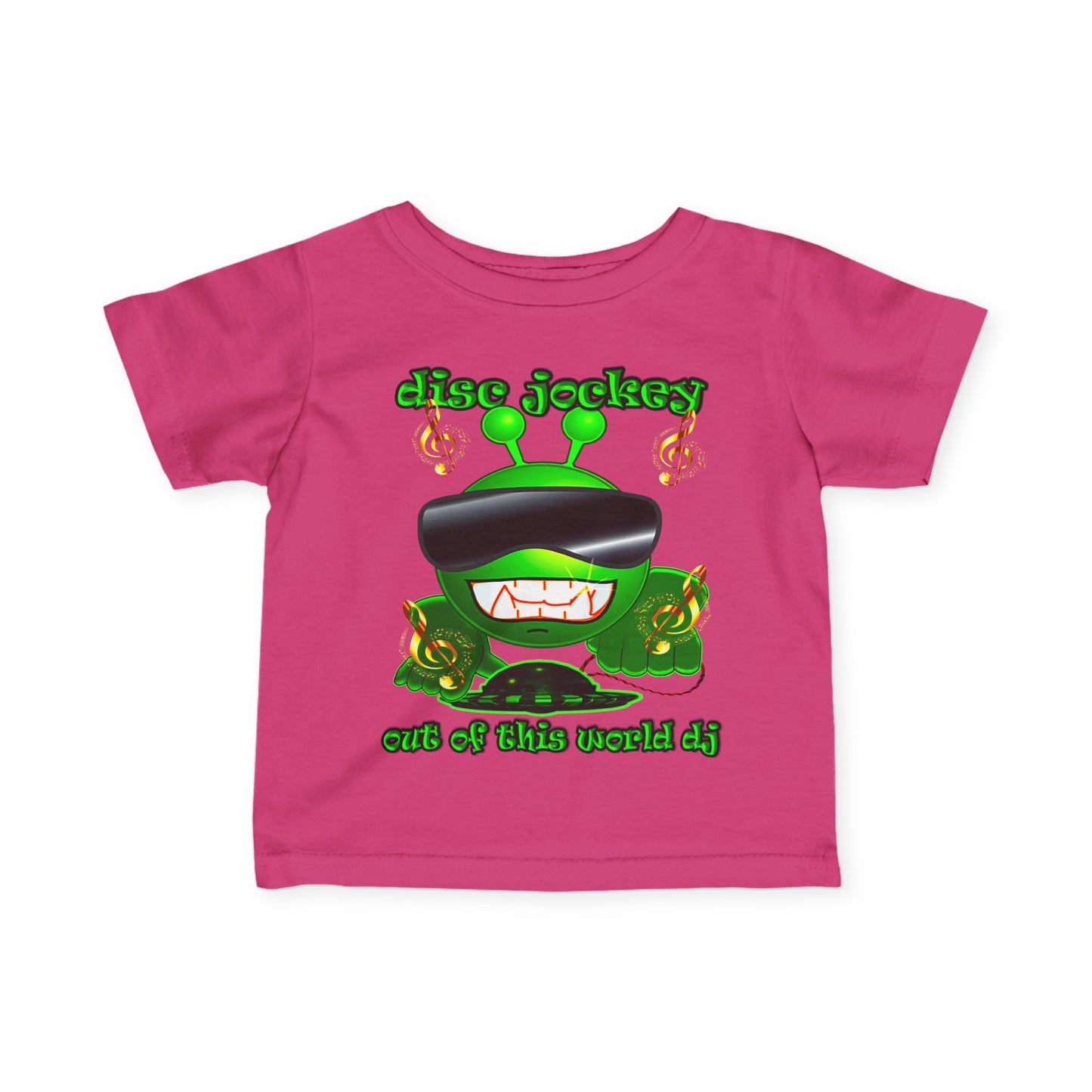 disc jockey - Infant Fine Jersey Tee