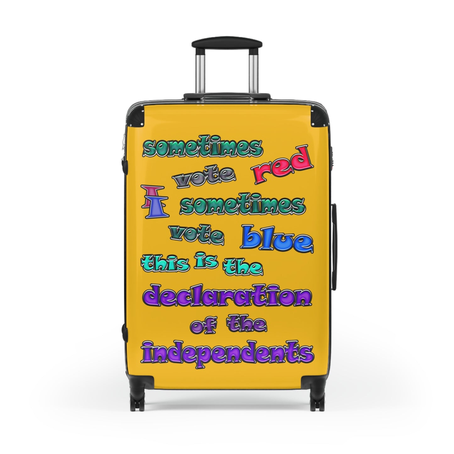 declaration of the independents - Suitcase (yellow)