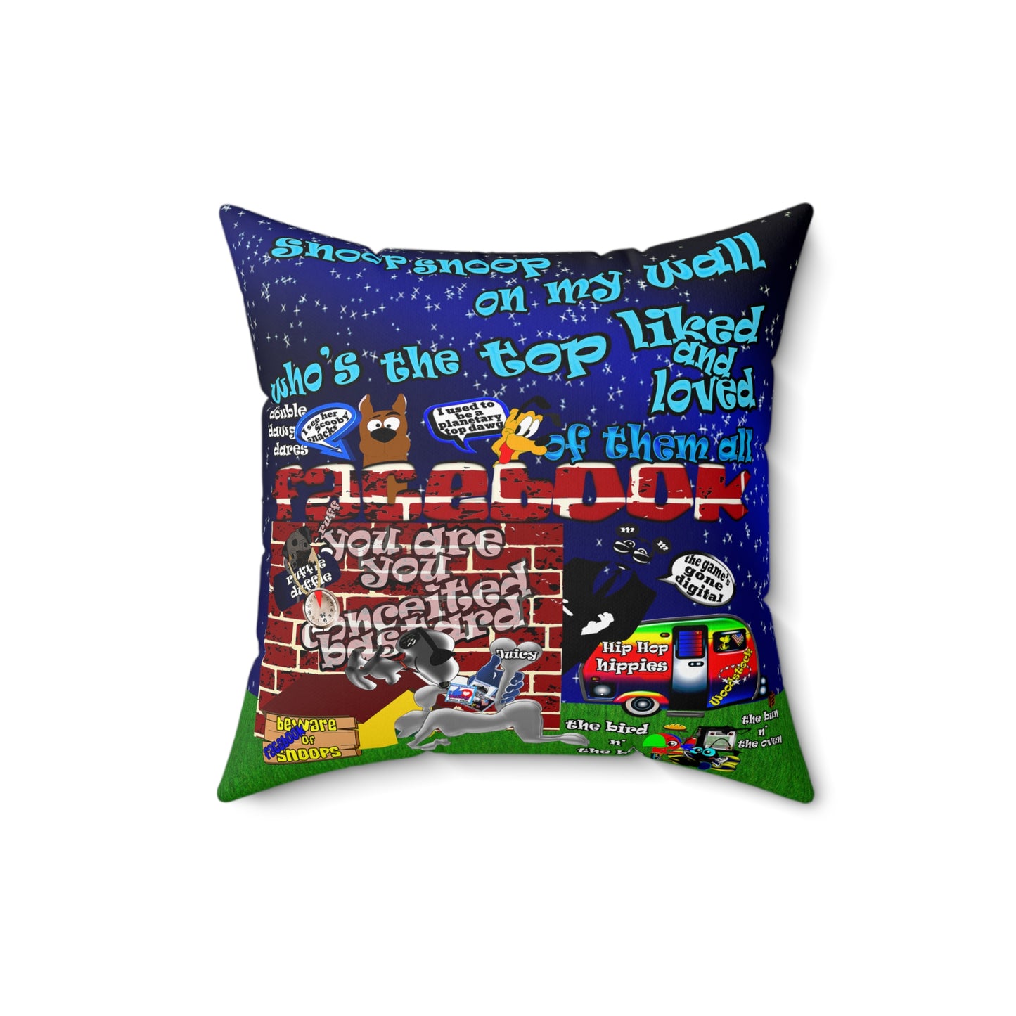 snoops - Spun Polyester Square Pillow