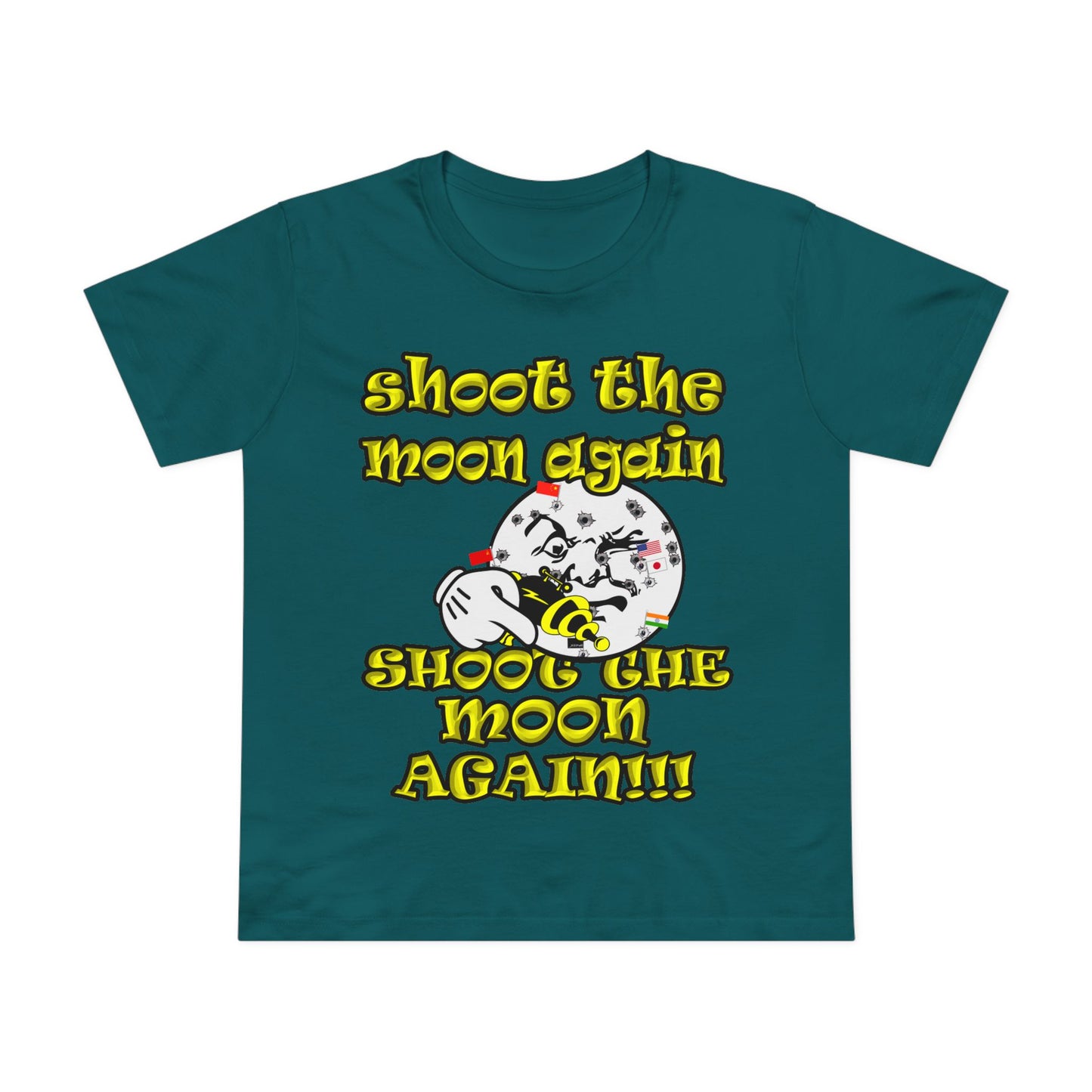 shoot the moon again - Women’s Maple Tee