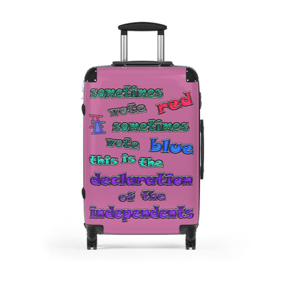 declaration of the independents - Suitcase (light pink)