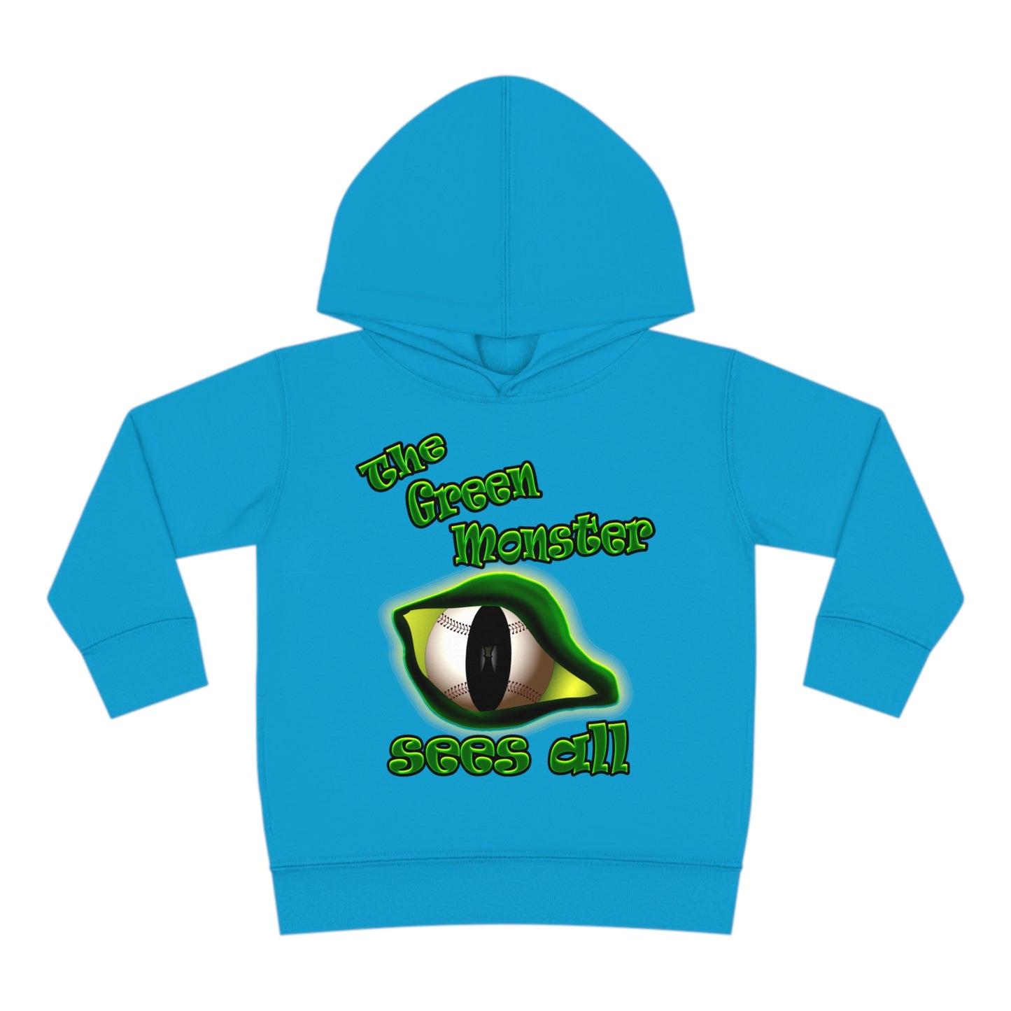 green monster - Toddler Pullover Fleece Hoodie