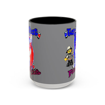 tag that - Accent Mug (grey)