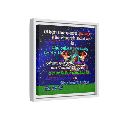 doggystyle - framed canvas art ('snoops' background)