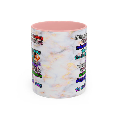doggystyle - Accent Mug (white marble)